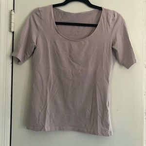 H&M blush basic tee